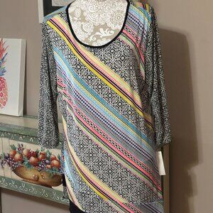 Abstract Print Tunic